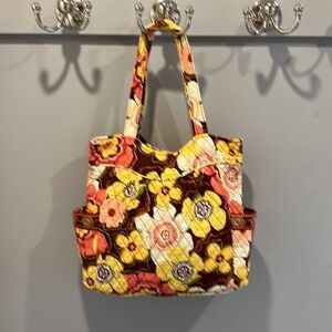 Vera Bradley Buttercup Large Zippered Tote